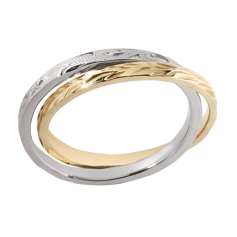 Yellow Gold Russian Wedding Ring | 3mm Width