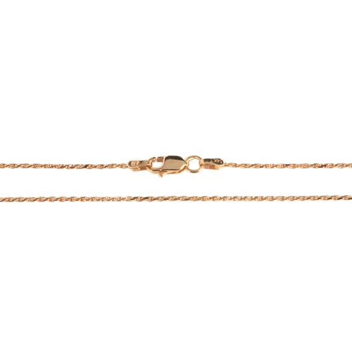 14K Pink Gold Rope Chain