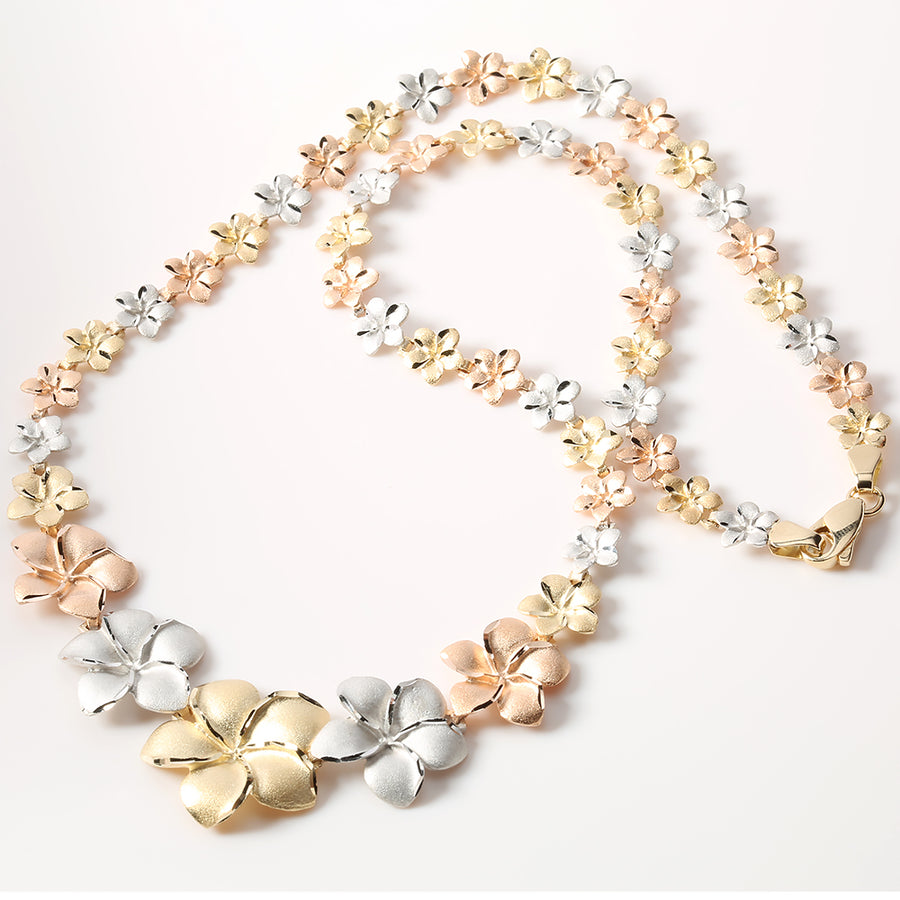Mother Of Pearl Color Blossom Diamond Bracelet