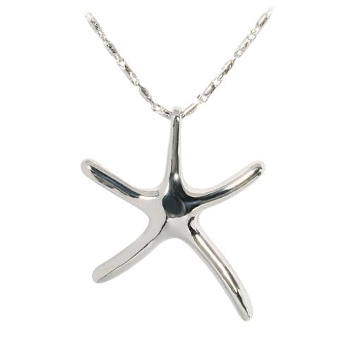 White gold clearance starfish necklace