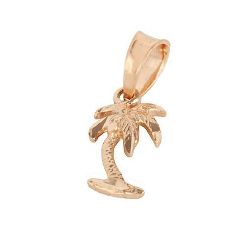 14K Pink Gold Palm Tree Pendant (XS) (Chain Sold Separately)