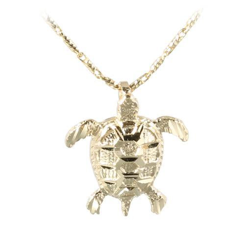 14K Yellow Gold Turtle Pendant (Chain Sold Separately)