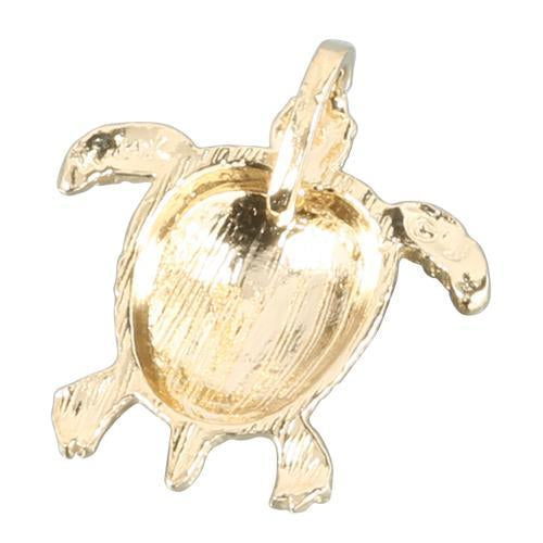 14K Yellow Gold Turtle Pendant (Chain Sold Separately)