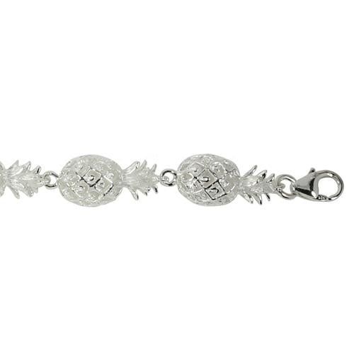 Sterling Silver Pineapple Bracelet