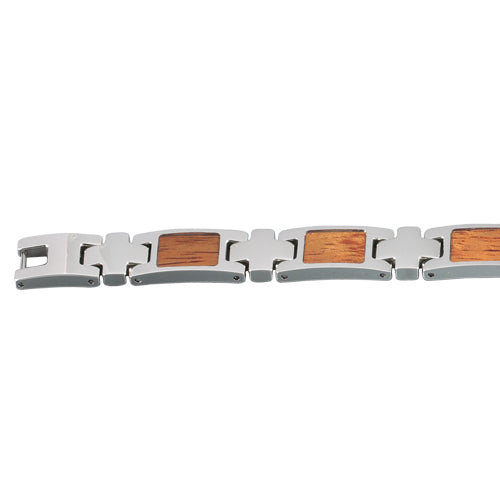 Koa Wood Inlay Bracelet
