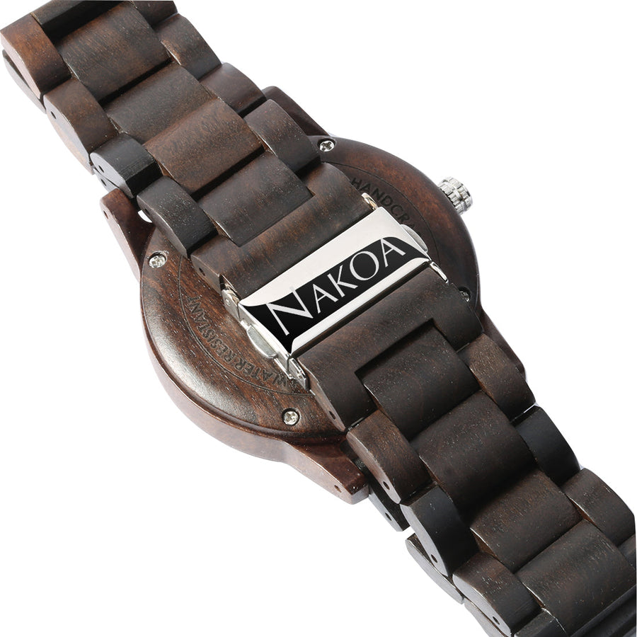 Handcrafted Wooden Watch Classic Black