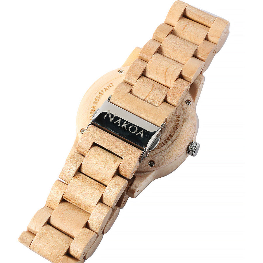 Handcrafted Wooden Watch Classic Maple